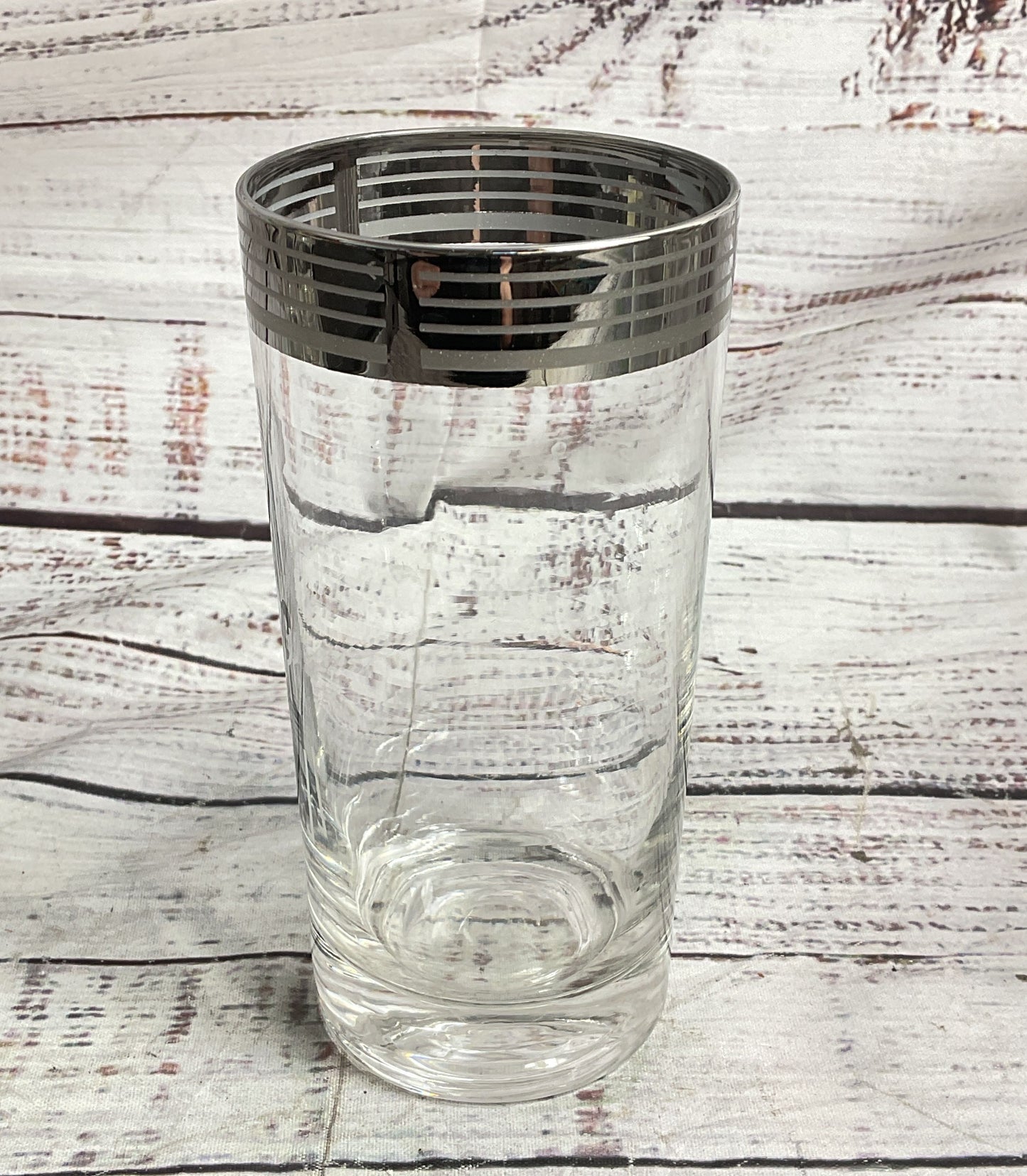 Colony Glass By The Numbers Set of 7 Highball Tumblers Clear