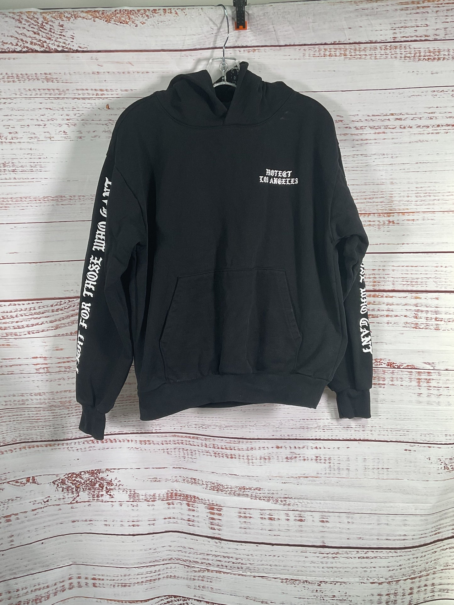 Born x Raised Black Fight For Those Who Can't Hoodie - Size M
