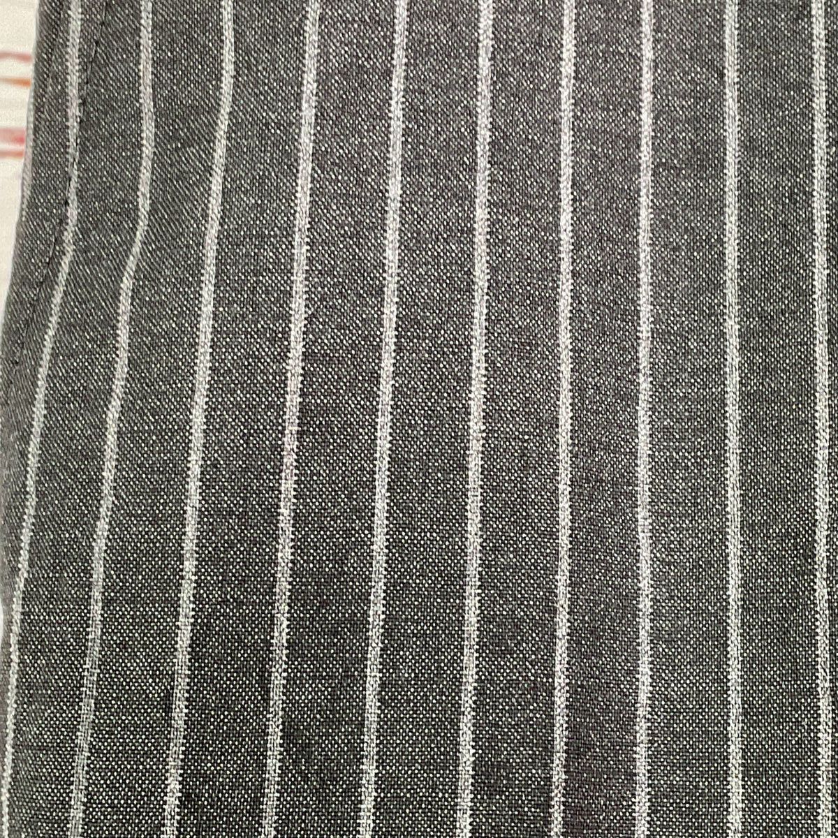 NWT JOHN VARVATOS Men's Gray Pin Striped Wool Dress Pants- SZ 52/ 36US
