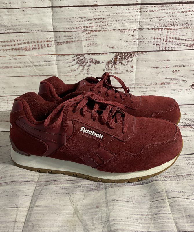 Reebok Harman Women’s Suede Work Safety Shoes Red Size 11W