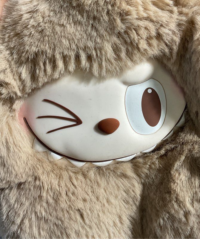 Pop Mart The Monsters Classic Series Plush Flower Bag Mini Bag Brown
