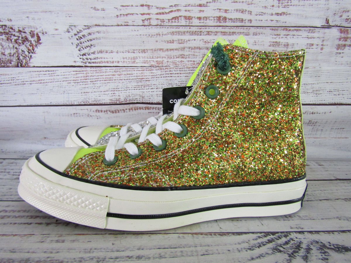Converse x J.W Anderson Chuck 70 High Glitter Pack Sneakers Size 6 164696C