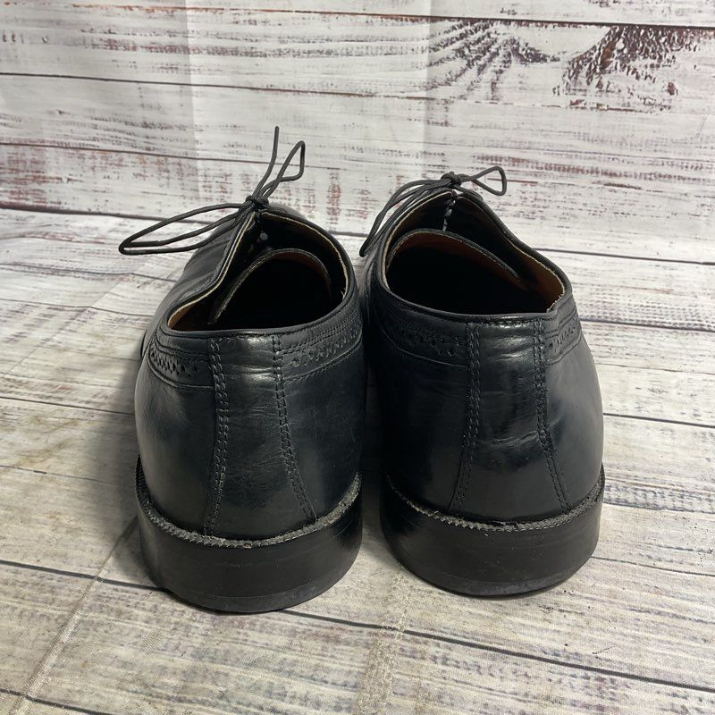 Johnston & Murphy Black Leather Cap Toe Oxford Dress Shoe Men's Size 13