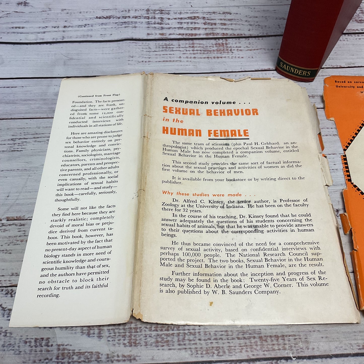 Sexual Behavior In The Human Male By Kinsey, Pomeroy, Martin 1953 Hardcover