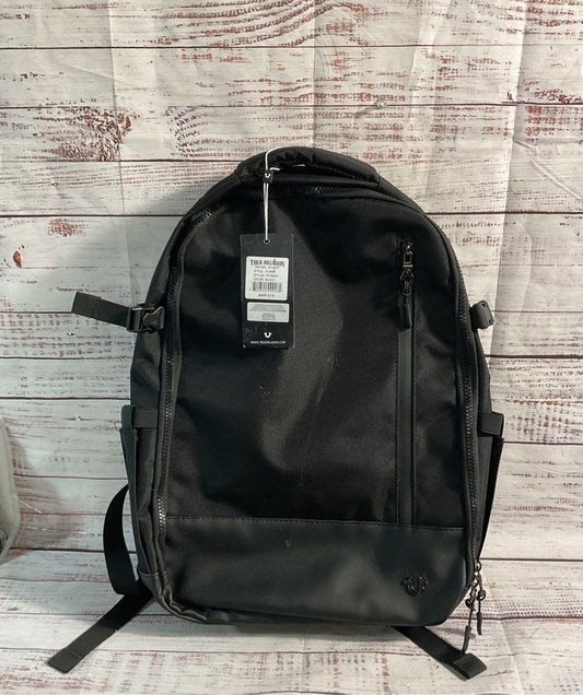 True Religion Commuter Backpack Dome Style Black TR105081 Brand New With Tags