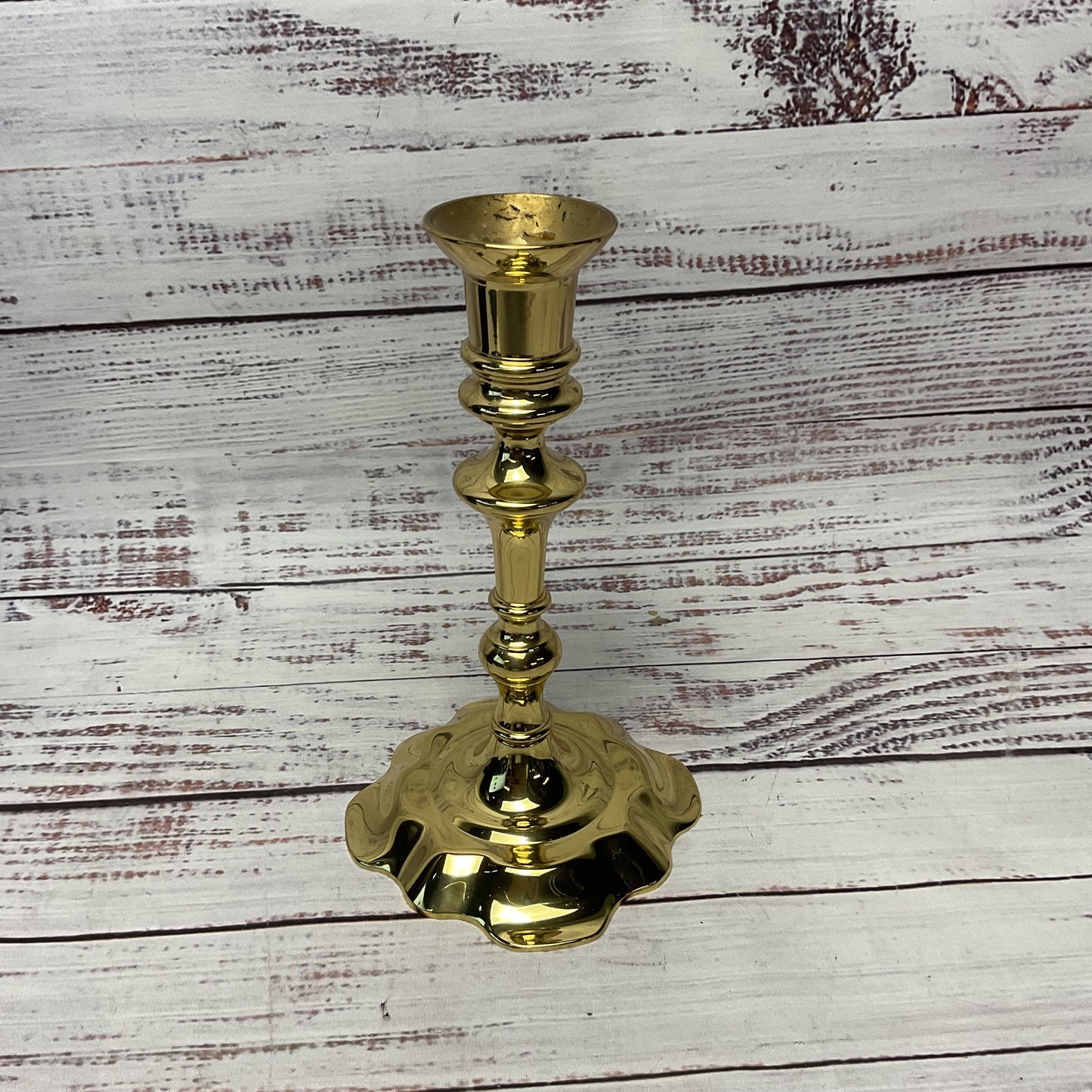 Baldwin Brass Historic Deerfield Collection Polished Brass Candle Stick 7"