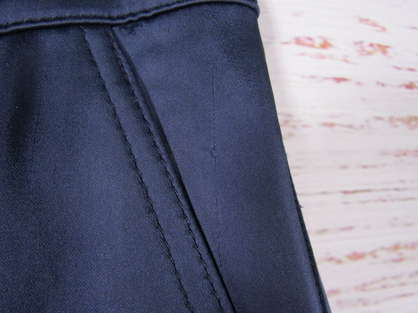 A.L.C. Bryan Women's Navy Blue Satin Cargo Pants Size 00