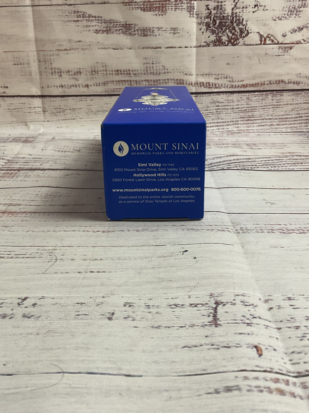 Mount Sinai Seven Day Shiva Candle NIB