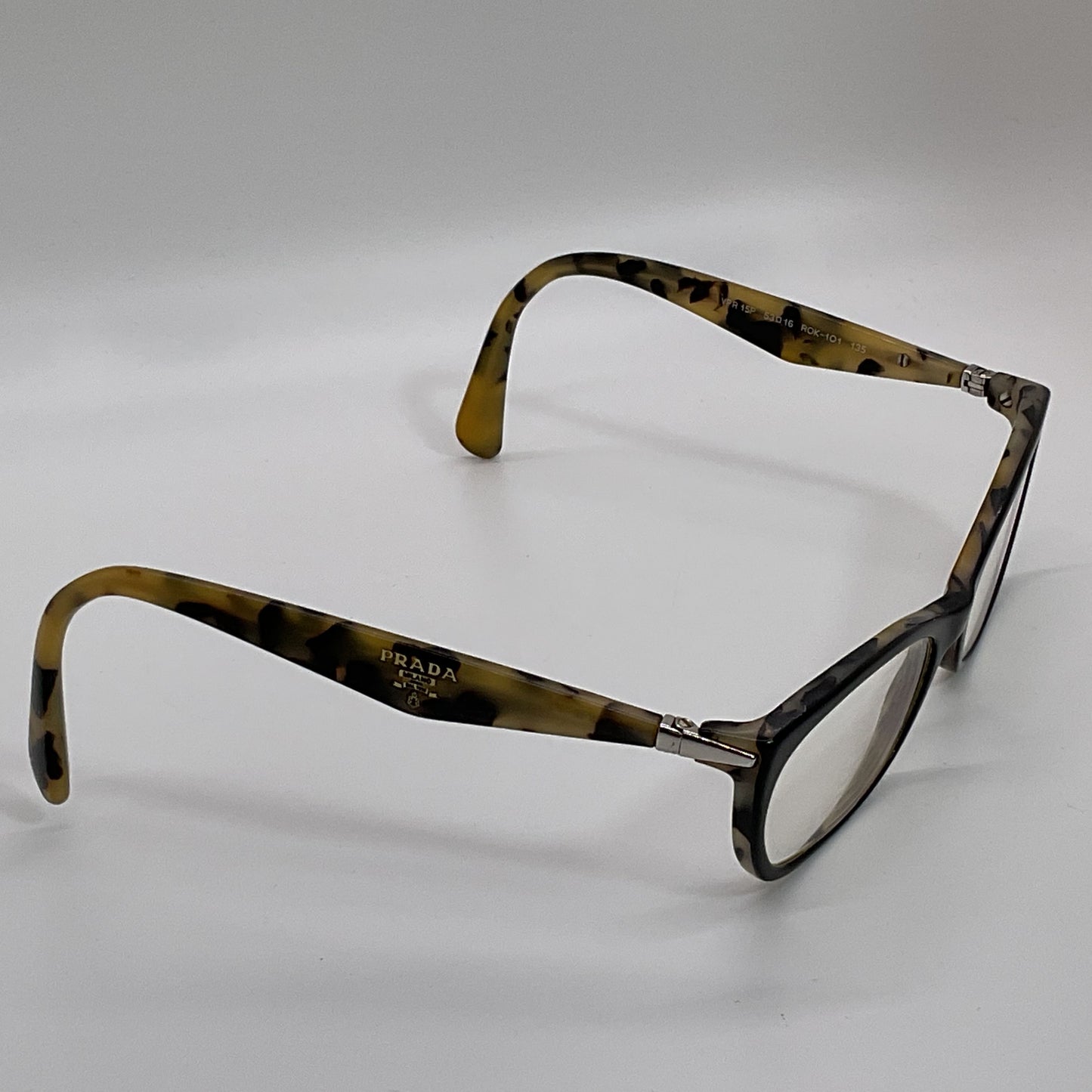 PRADA VPR15 ROK101 Women's Tortoise Eyeglasses- 53[ ]16 135 (FRAMES ONLY)
