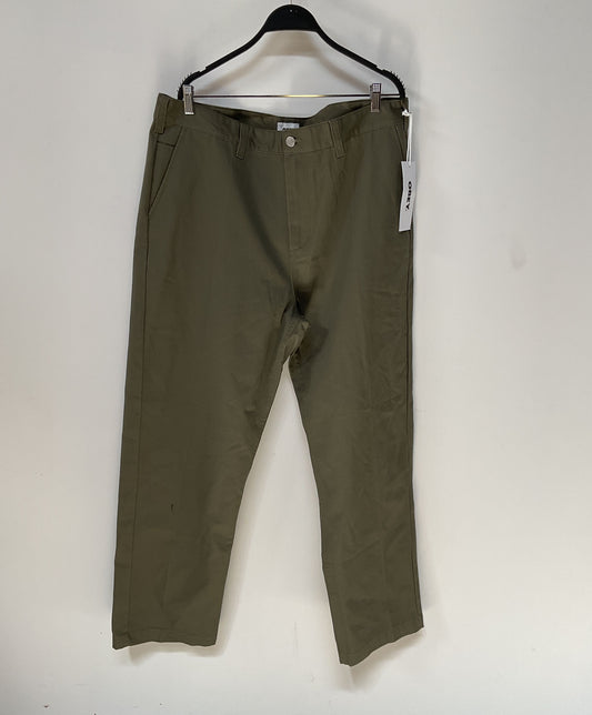 NWT Men's Obey Hardwork Chino Olive Pants Size 38
