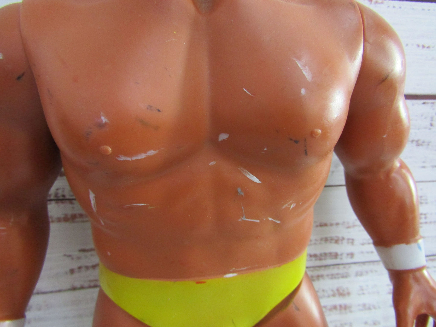 Lot of 6 WWE Action Figures Undertaker Bobby Lashley Macho Man Ultimate Warrior