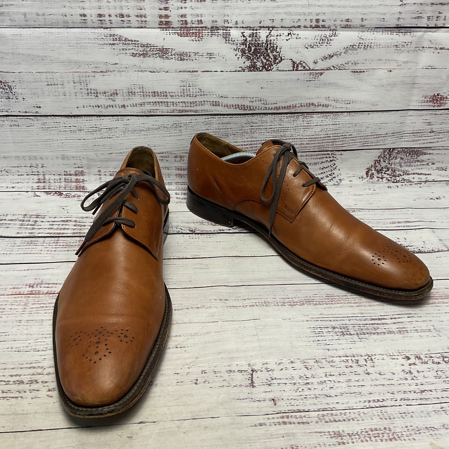 Grenson Brown Derby Dress Shoe Men 10