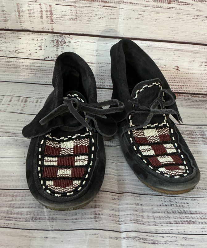 Women's Isabel Marant Black Moccasin w/ beading AS IS Retail $600 Size 37 US 6.5