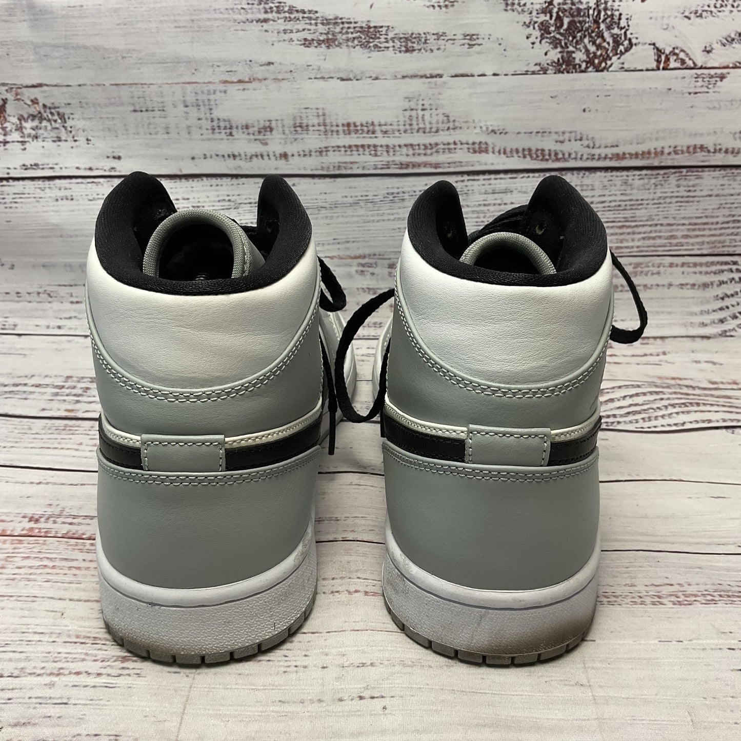 Nike Air Jordan 1 Light Smoke Gray 554724-092 Sneaker Shoe Men Size 9