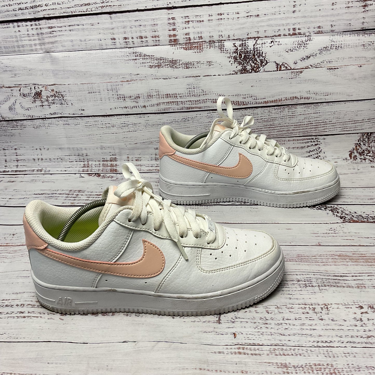 Nike Air Force 1 '07 Next Nature White Pink Sneaker Shoe Women Size 8.5