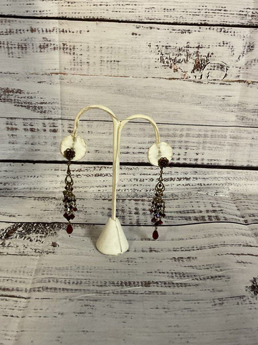 liz Palacios Bronze Tone Vintage Drop Earrings