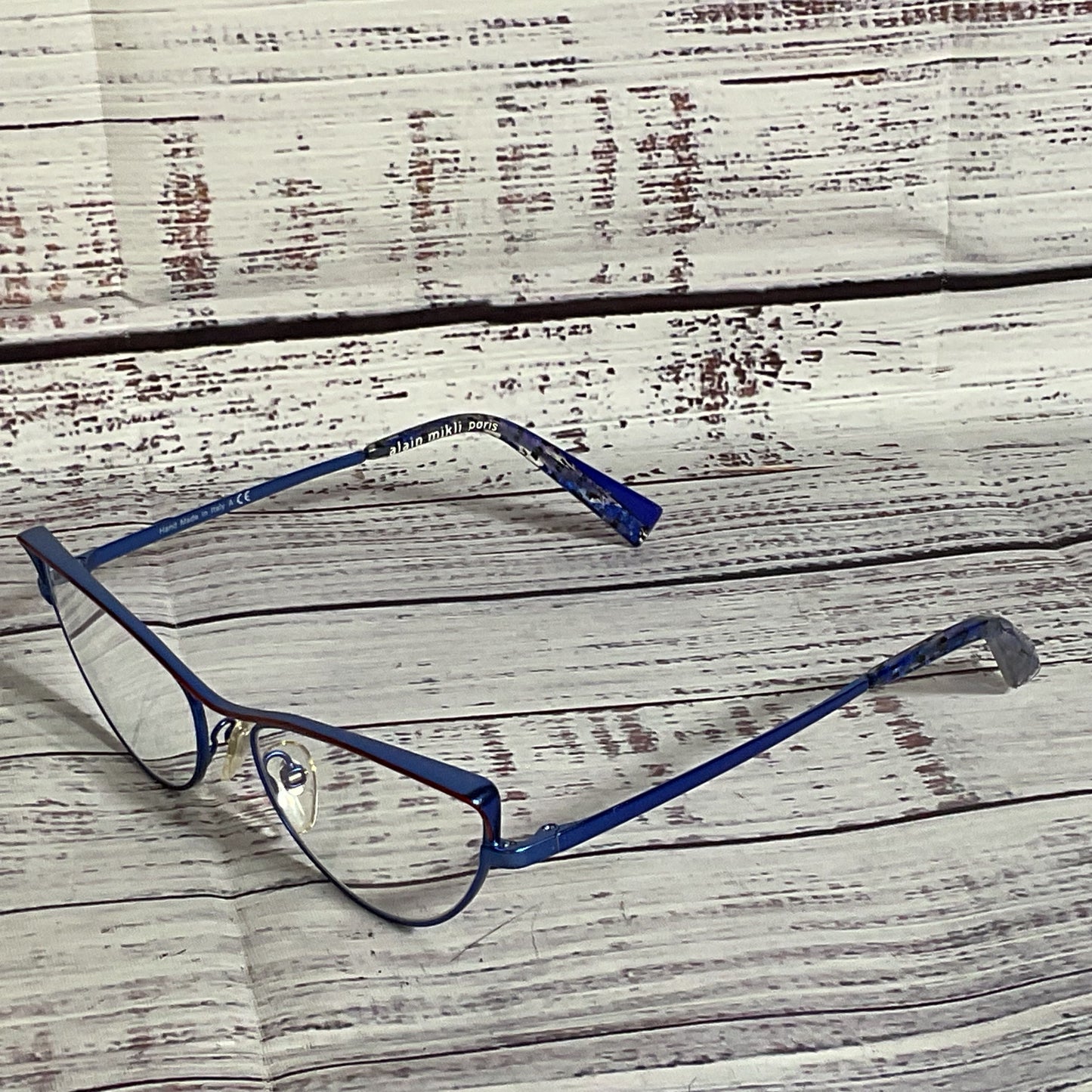 ALAIN MIKLI Devore A02038-07 Blue Eyeglasses- 54[ ]16 140 (FRAMES ONLY)