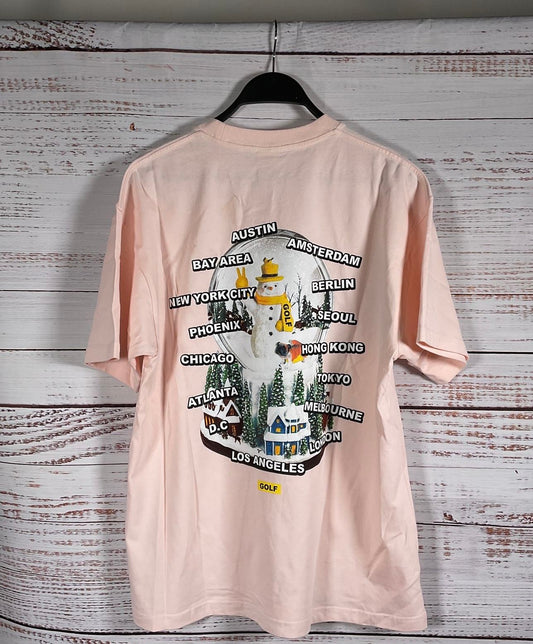 Golf Wang 2023 Holiday Collection Pink T-Shirt - Size Large AS IS *See Photos*