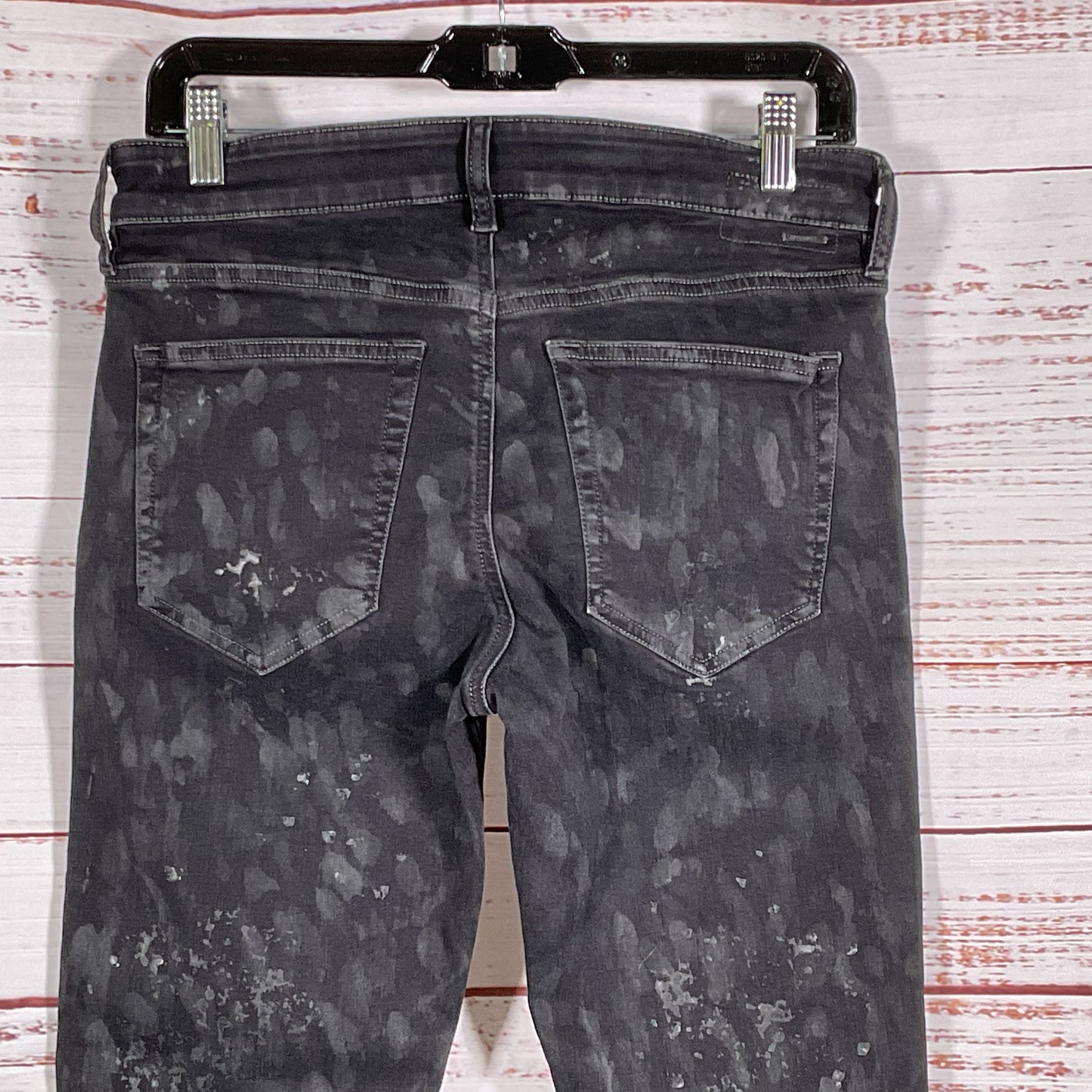 NWT DIESEL Slandy Women's Black Distressed Stretch Skinny Jeans- SZ 31W x 32L