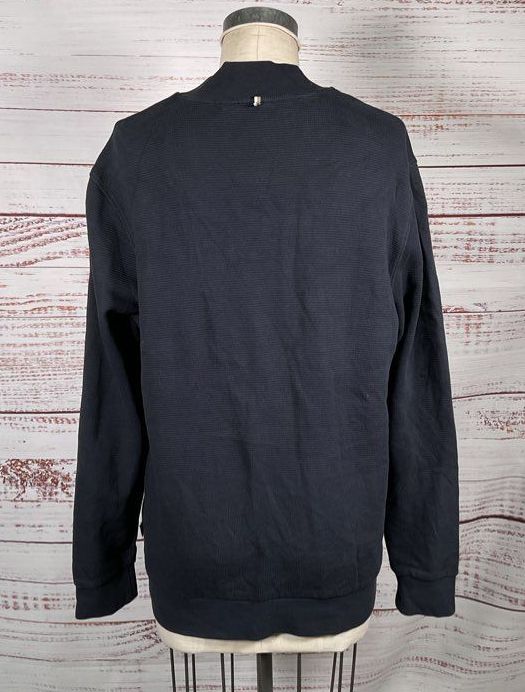 Boss Hugo Boss Knit Full Zip Sweater Navy XL