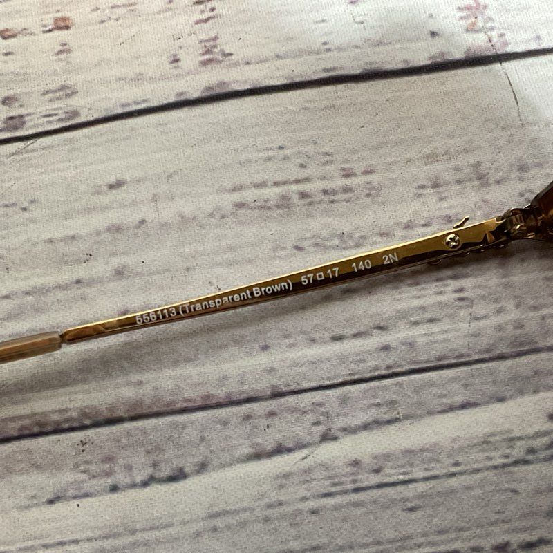 COACH HC8280U Women's Clear Brown Sunglasses with Case- 57[ ]17 140