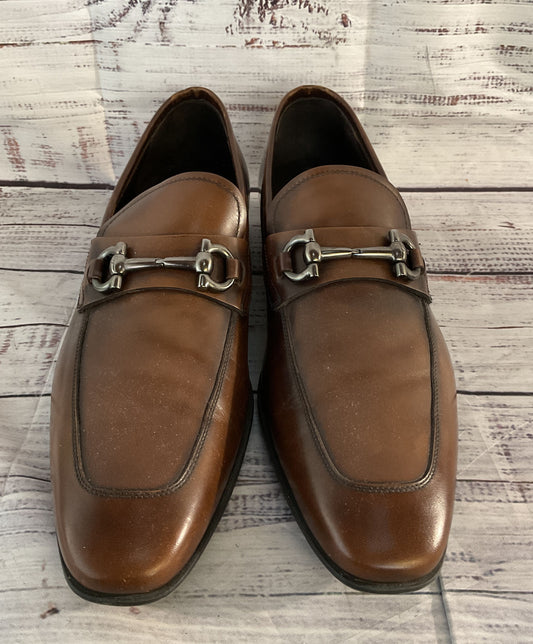 Salvatore Ferragamo Leather Horsebit Loafers Brown 8