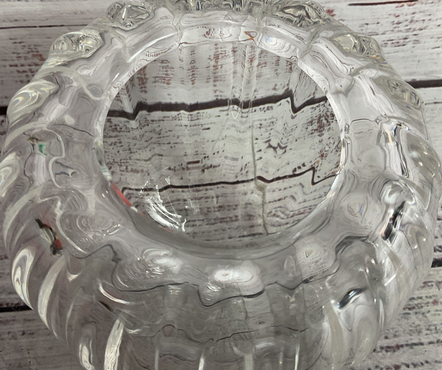 Steuben Glass Flare Bowl Vase Clear