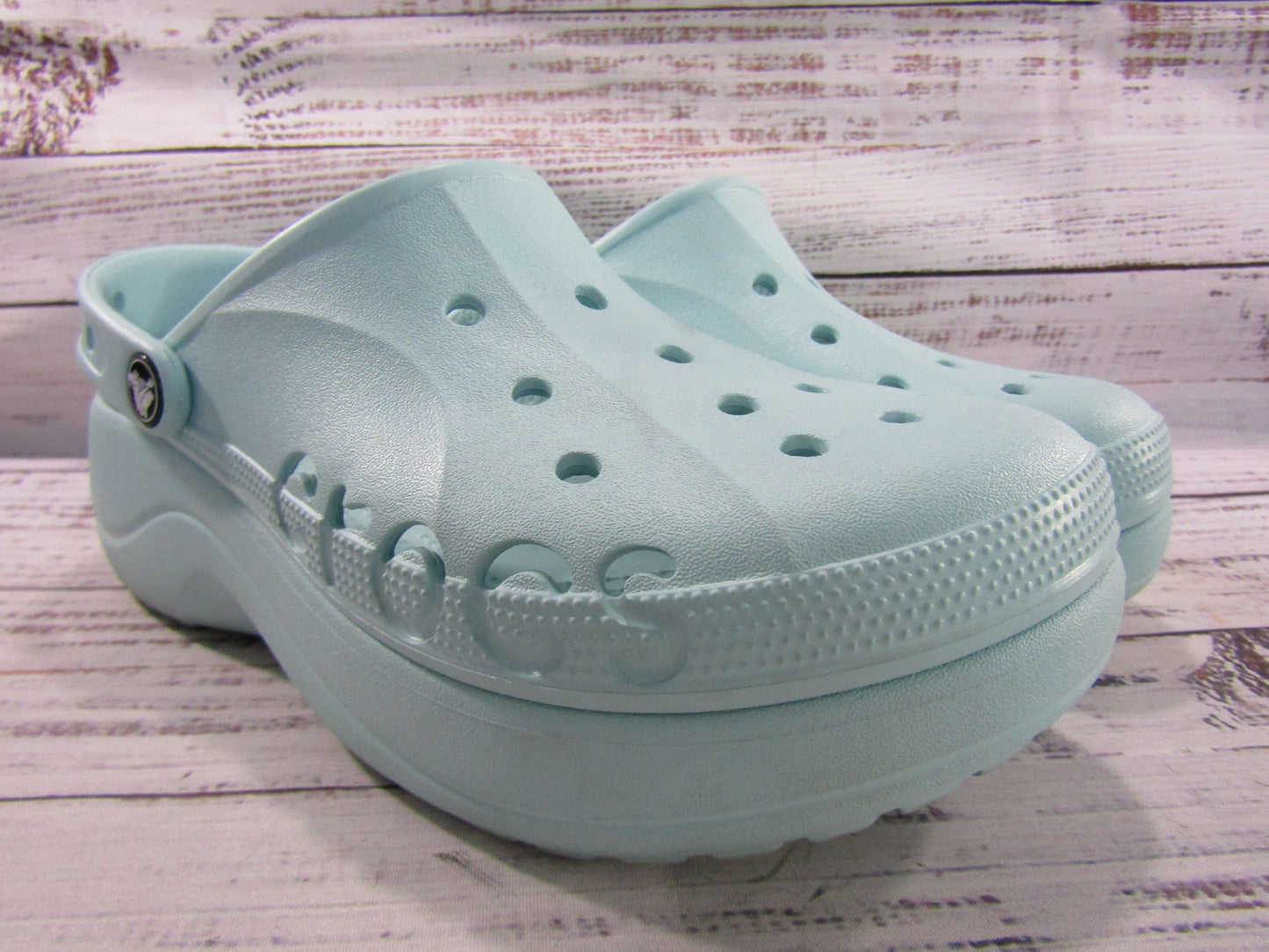 Crocs Baya Women's Pure Water Blue Sandals Size 9