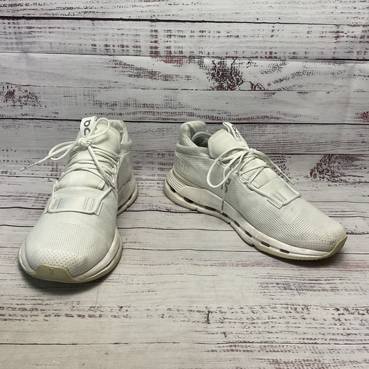 ON Cloudnova White Athletic Running Shoe Men Size 10