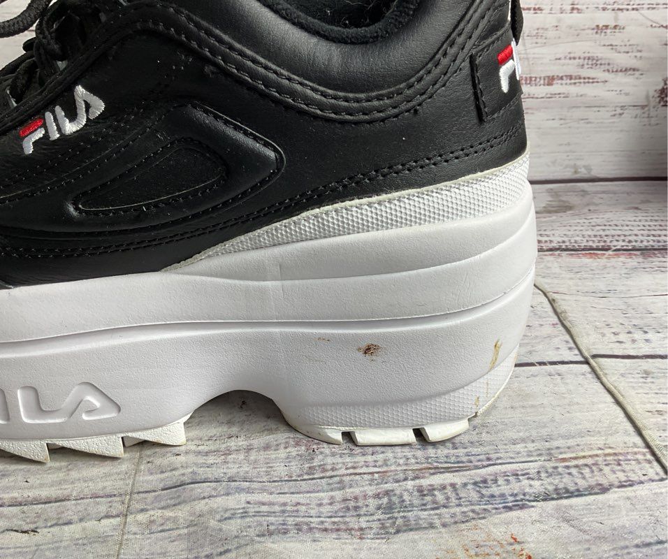 Fila Disruptor II Wedge Sneaker Black 6.5