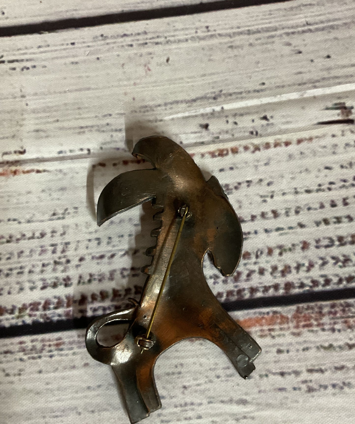 Unbranded Copper Vintage Donkey Brooch