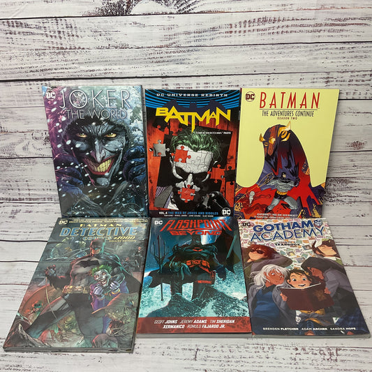 DC Comics Batman Joker Gotham Graphic Novel Lot Of 6 Books