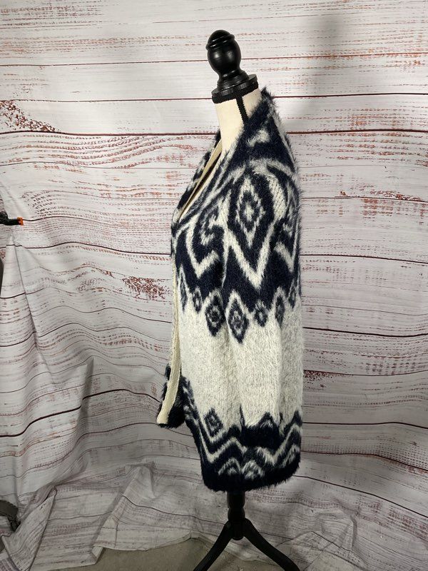 Sleeping on Snow by Anthropologie Diamond Eyelash Open Cardigan Size XS Women's