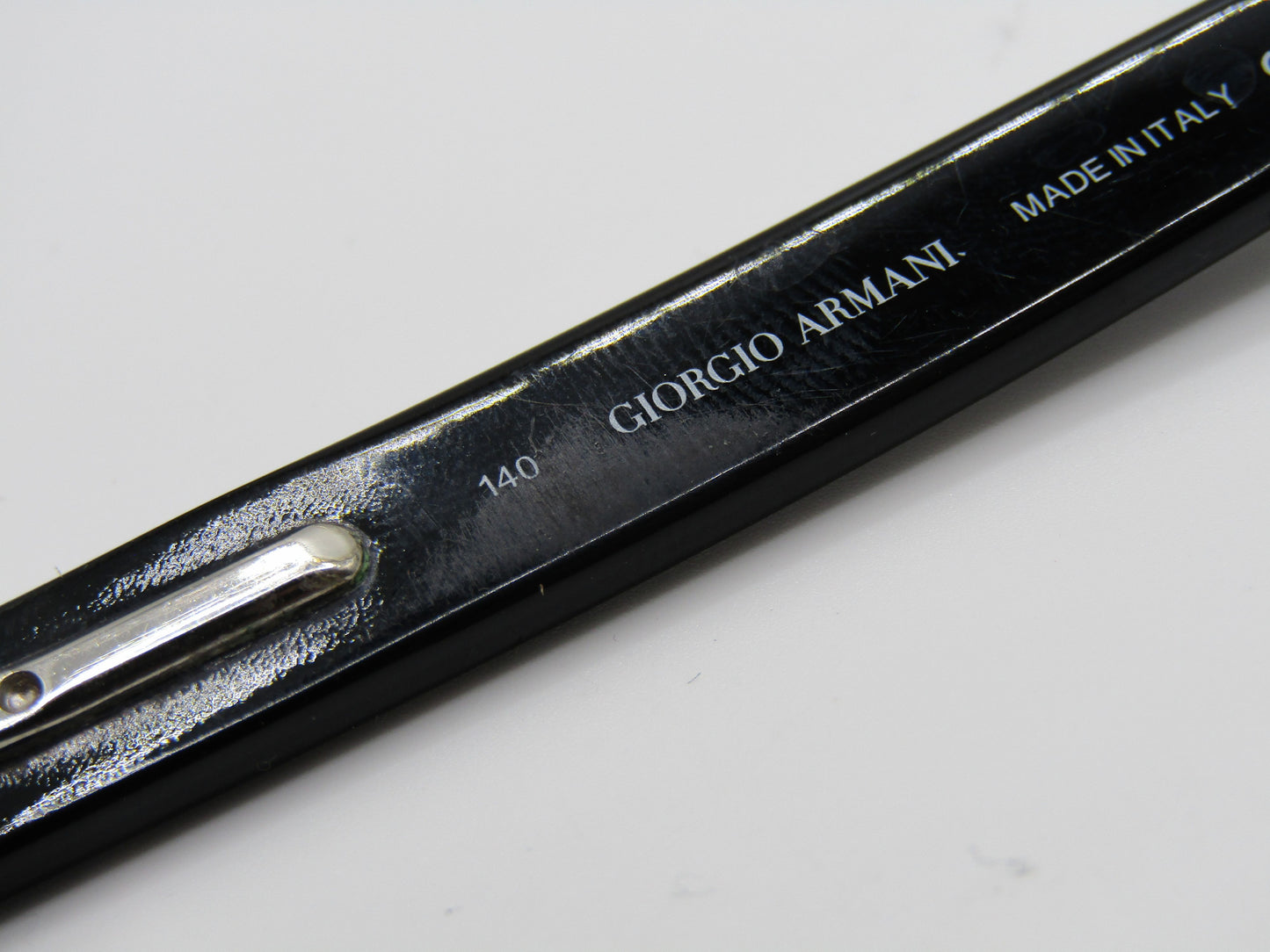 Giorgio Armani GA129 Women's Black Rectangular Eyeglasses Frame Made in Italy