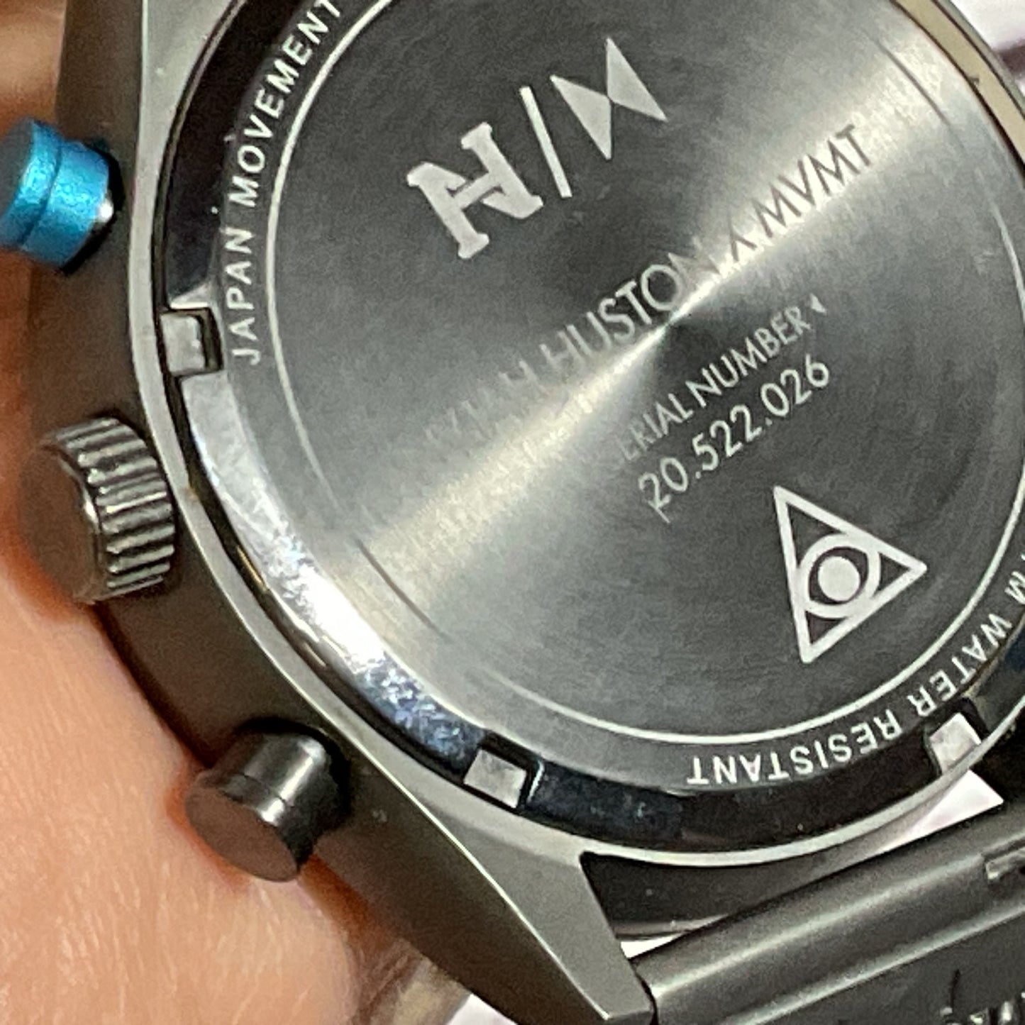 NYJAH HUSTON X MVMT Chrono Gunmetal Date Stainless Watch