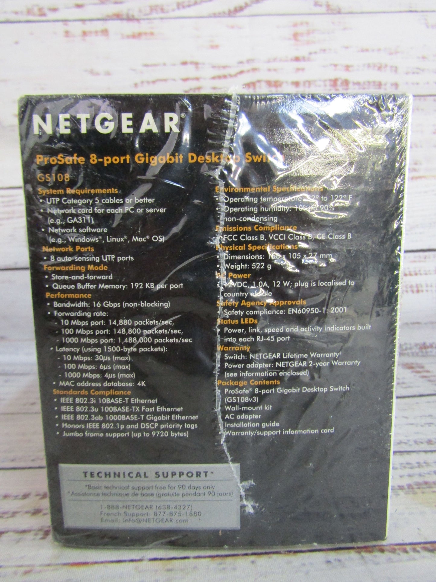 Netgear Prosafe 8 Port Gigabit Switch