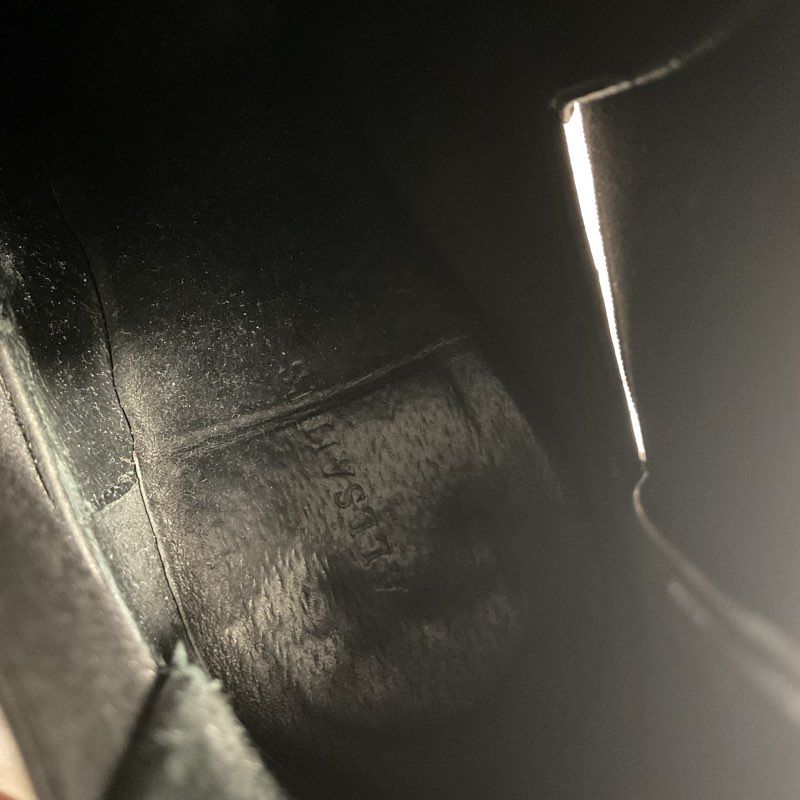 Allsaints Devora Black Leather Studded Pump Boot Women's Size 7.5 *DAMAGED*