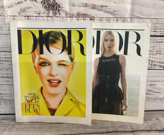 Dior Issues 39 & 37 Lot of 2 Magazines