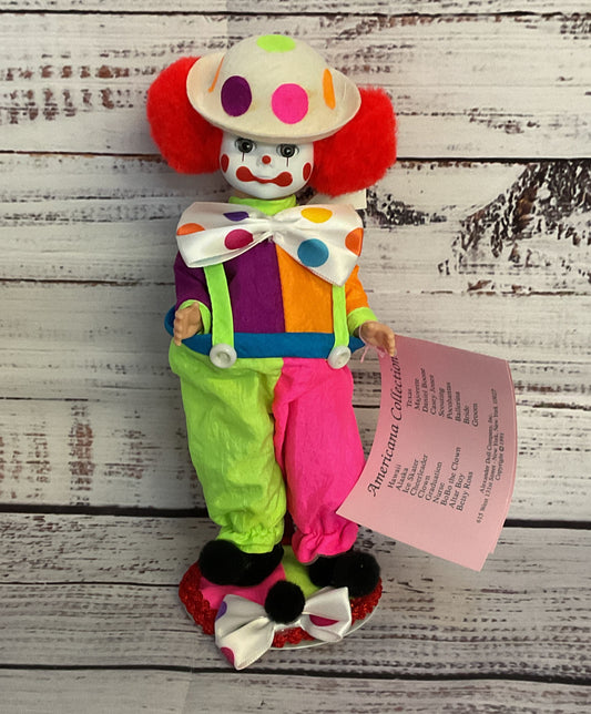 Madame Alexander Americana Collection #310 Bo Bo the Clown Doll