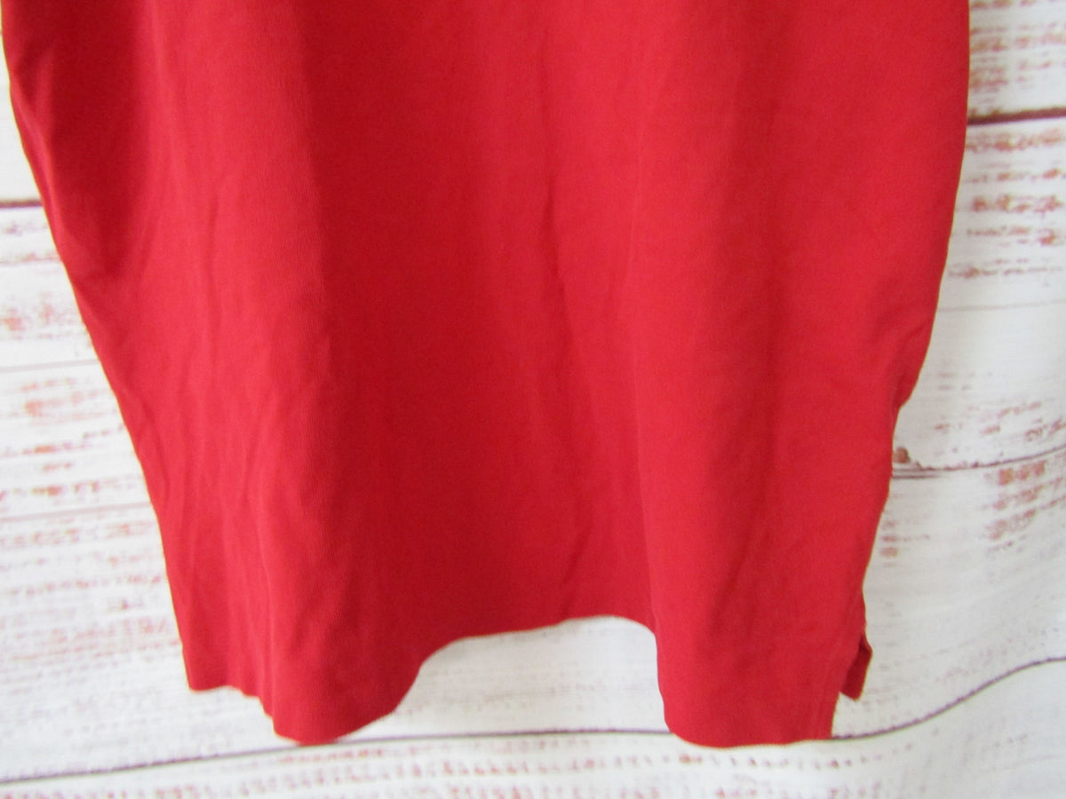 Polo Ralph Lauren Men's Red Cotton Short Sleeve Slim Fit Polo Shirt Size L