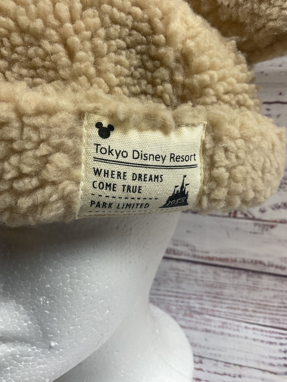 Disney Tokyo Resort Fuzzy Hat Mickey Mouse