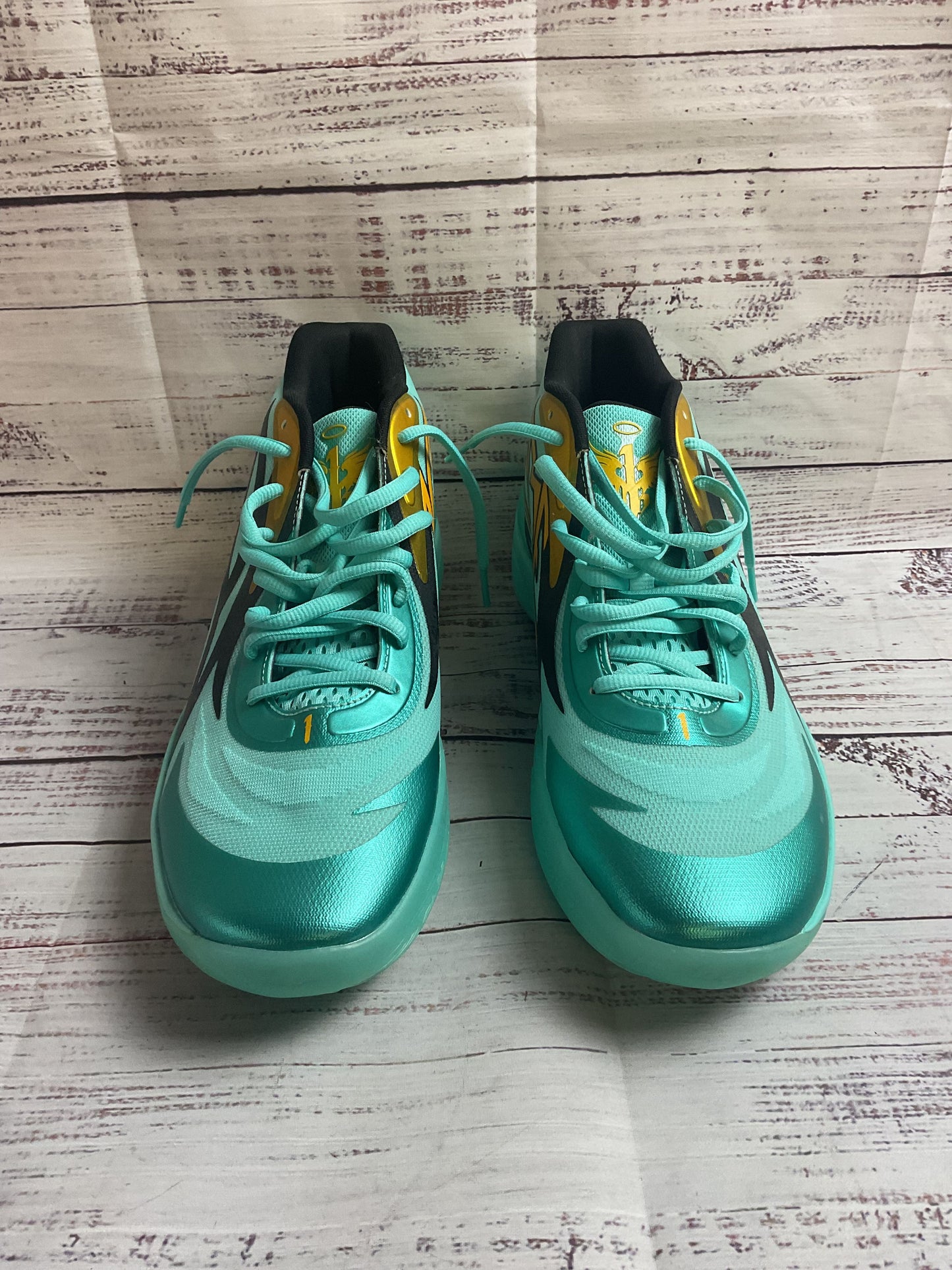 Puma LaMelo Ball MB.02 Aqua Sneaker Shoe Men 13