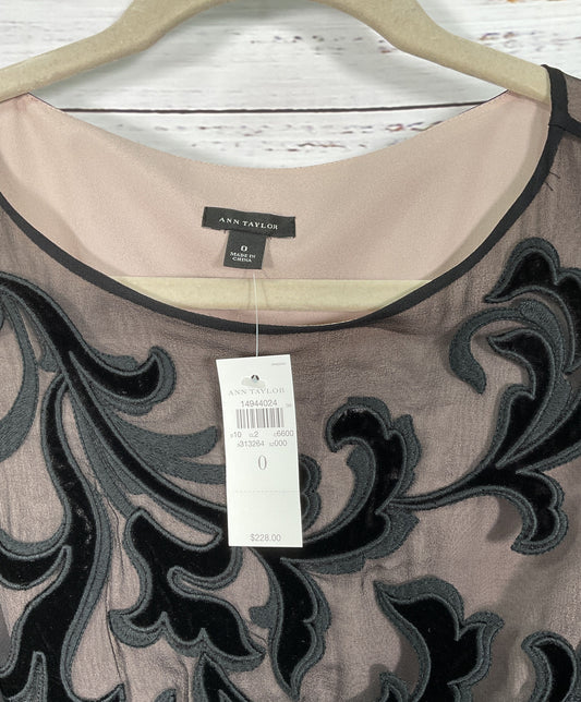 Ann Taylor Black Formal Dress - Size 0, NWT RETAIL: 288.00