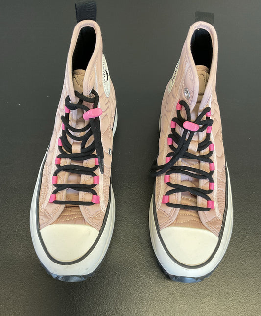 Converse Run Star Hike Quilted Platform High Top Pink Size 7.5