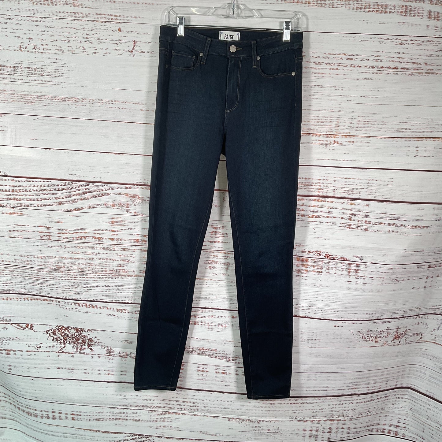 Paige Hoxton Ankle Dark Blue Denim Jeans Pants - Size 28