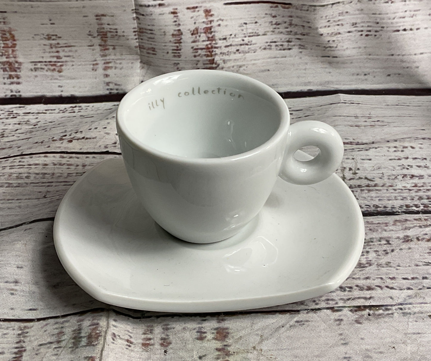 Illy Collection Set of 3 Espresso Cups Mint White