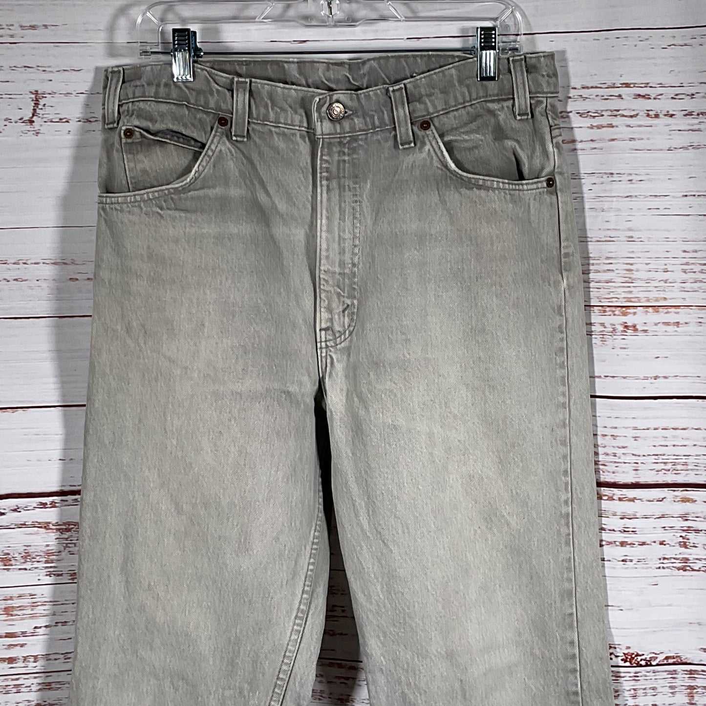LEVI'S 509 Men's Washed Gray Straight Jeans- SZ 36 X 32