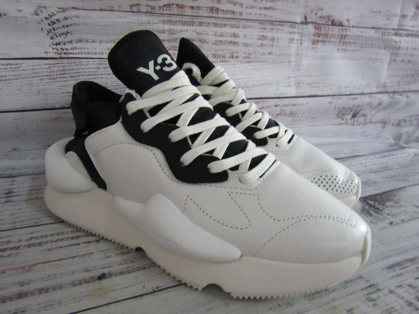 Adidas x Yohji Yamamoto Y-3 Kaiwa Women's White Sneakers Size 5 FZ4326