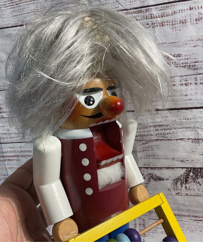 Vintage Steinbach Nutcracker S602 Physicist Albert Einstein 14"