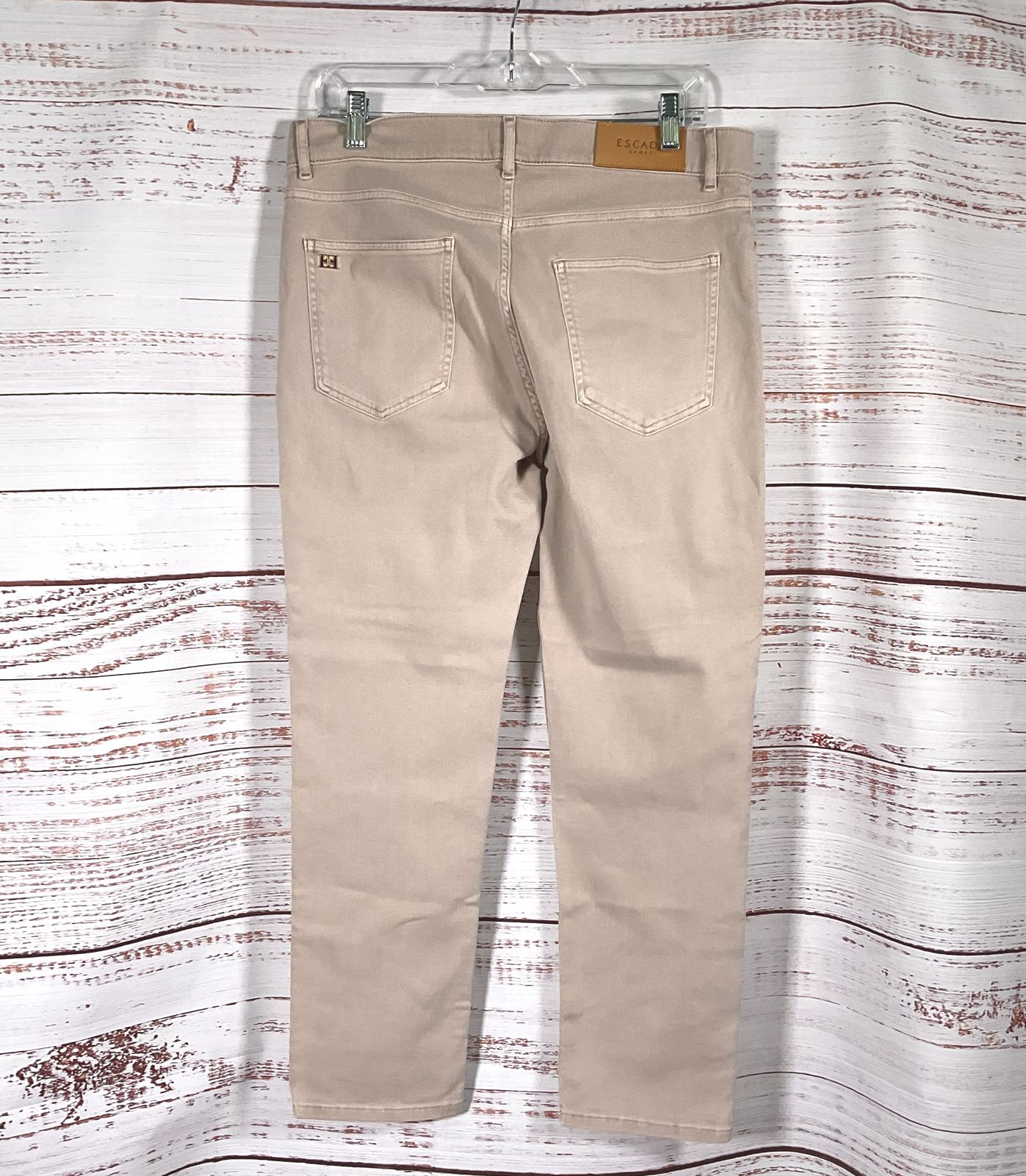 Escada Sport Straight Leg Jeans Taupe 40